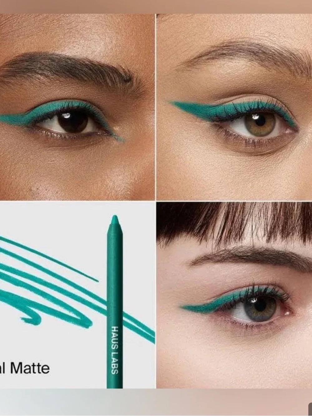 Haus Labs By Lady Gaga Teal Matte Eyeliner Pencil